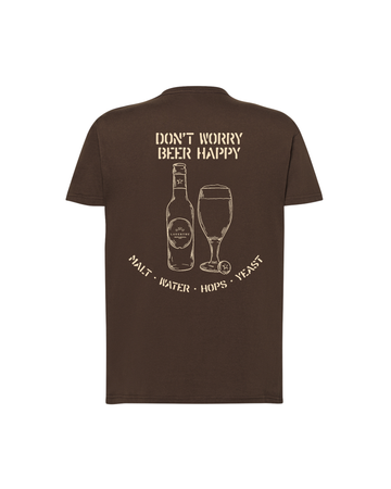 Camiseta BEER Marrón
