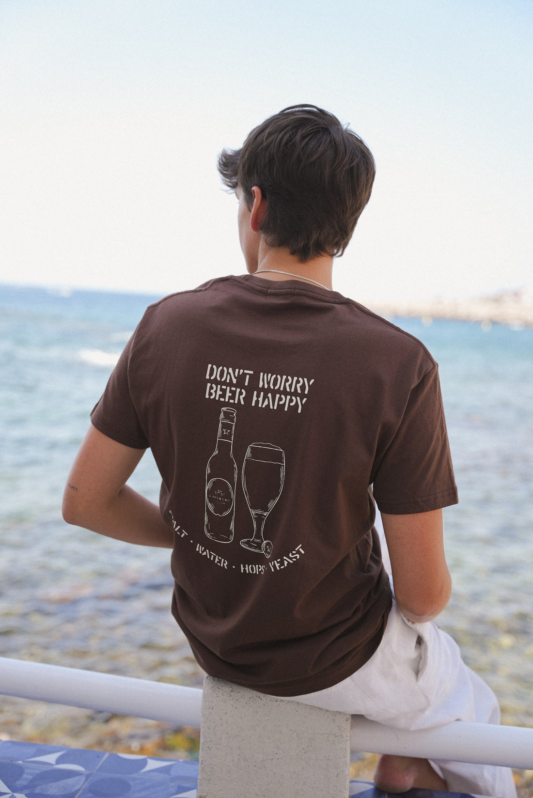 Camiseta BEER Marrón