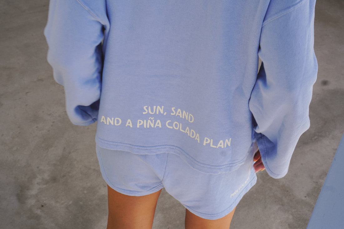 Sudadera Mujer PIÑA COLADA Azul