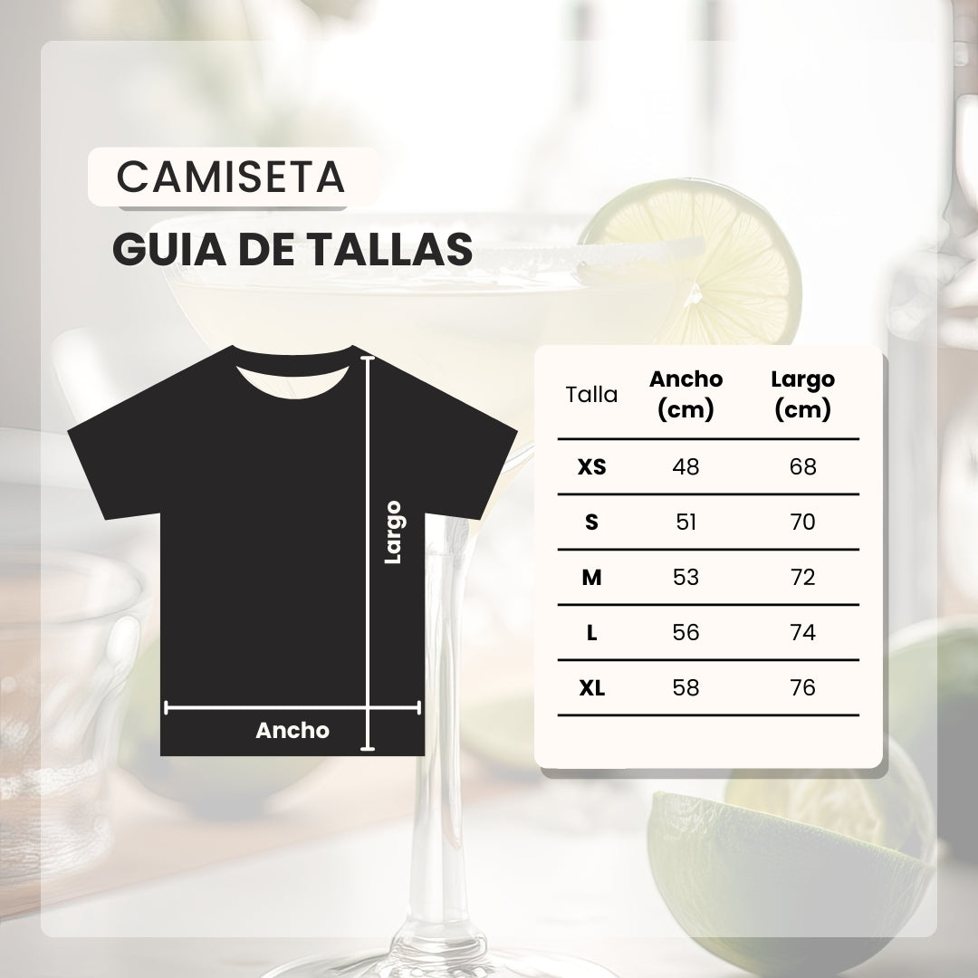 Guía de tallas BEER Yellow T-shirt 