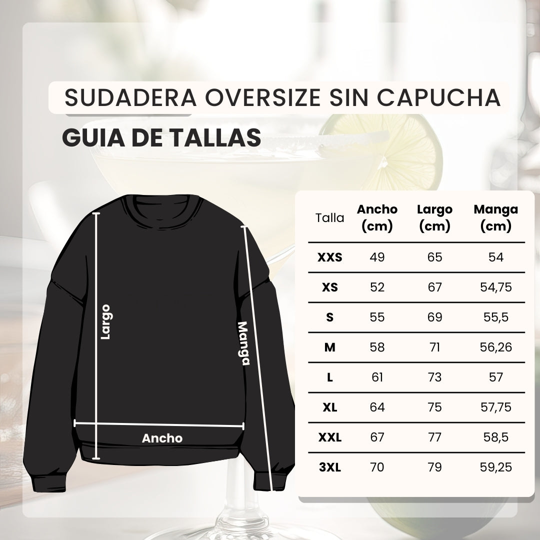 Guía de tallas MOSCOW MULE sweatshirt
