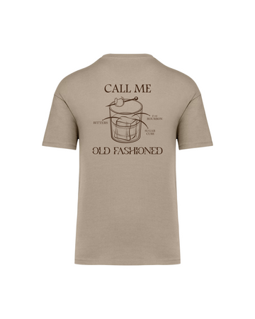 Camiseta OLD FASHIONED Marrón