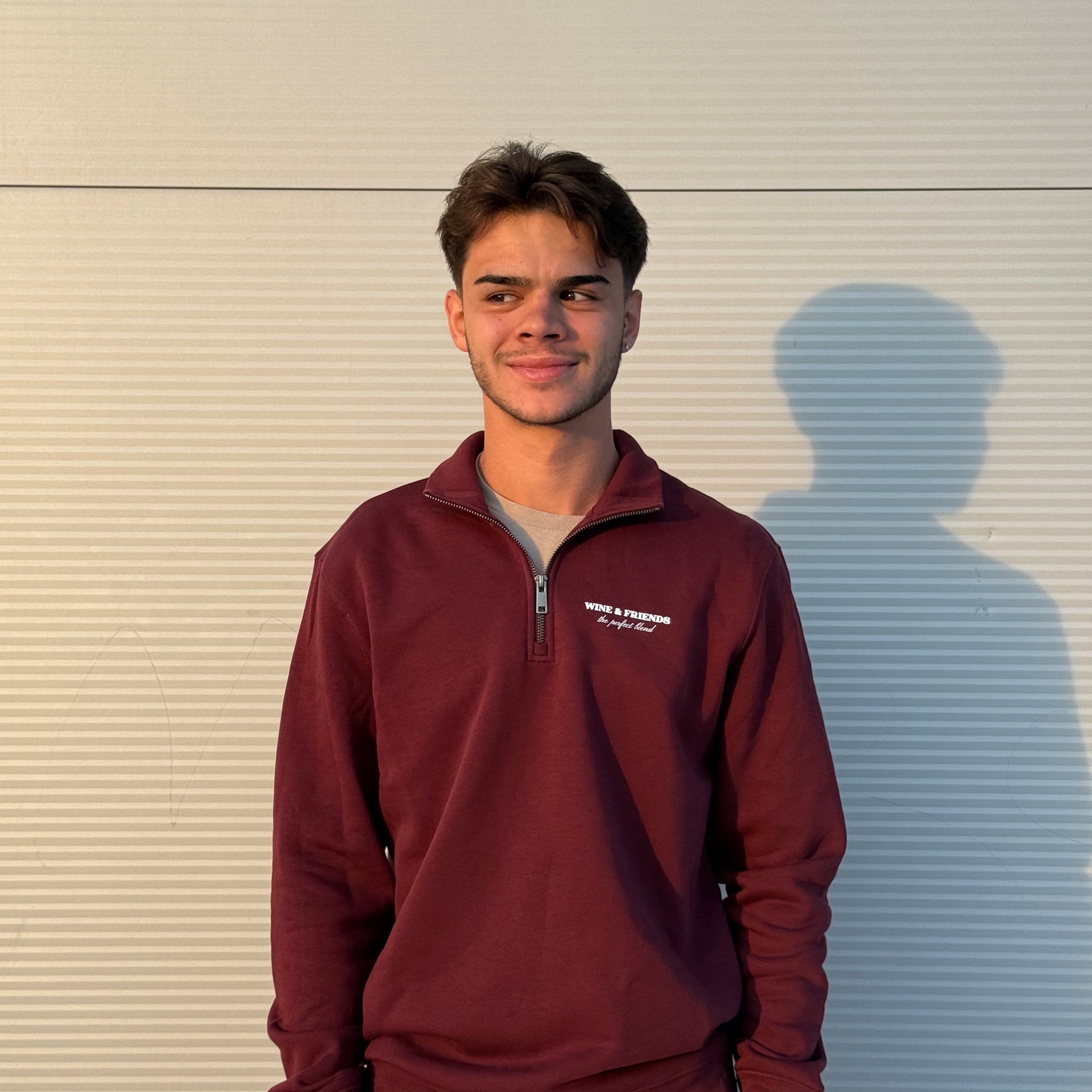 Sudadera con Cremallera WINE